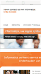 Mobile Screenshot of informatics.nl