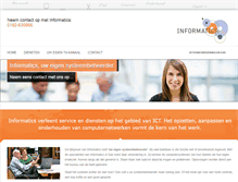 Tablet Screenshot of informatics.nl